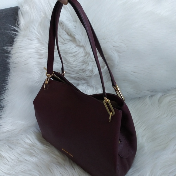 NWT MICHAEL KORS LEIGHTON LARGE SHOULDER BAG - Picture 3 of 8